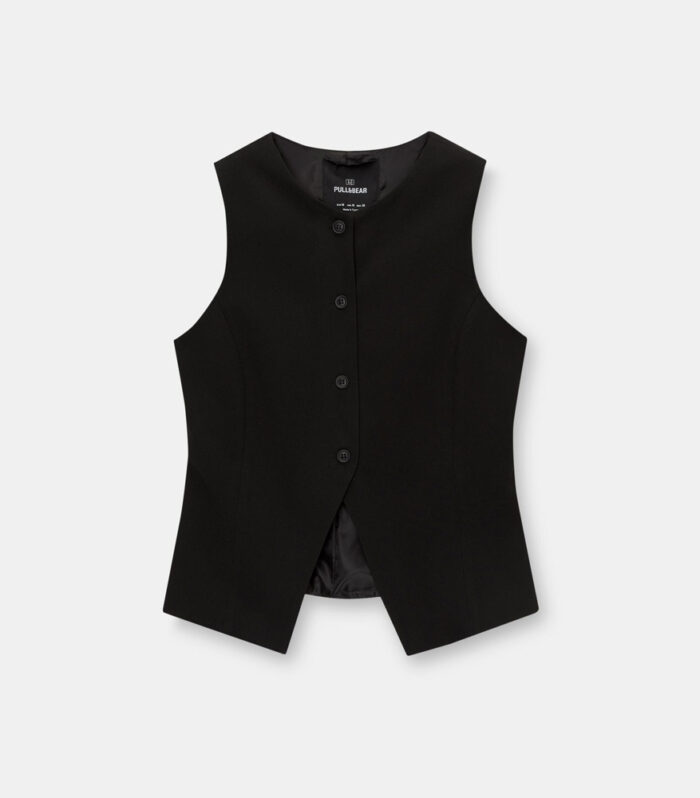 Buttoned vest